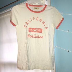 White Hollister Tee